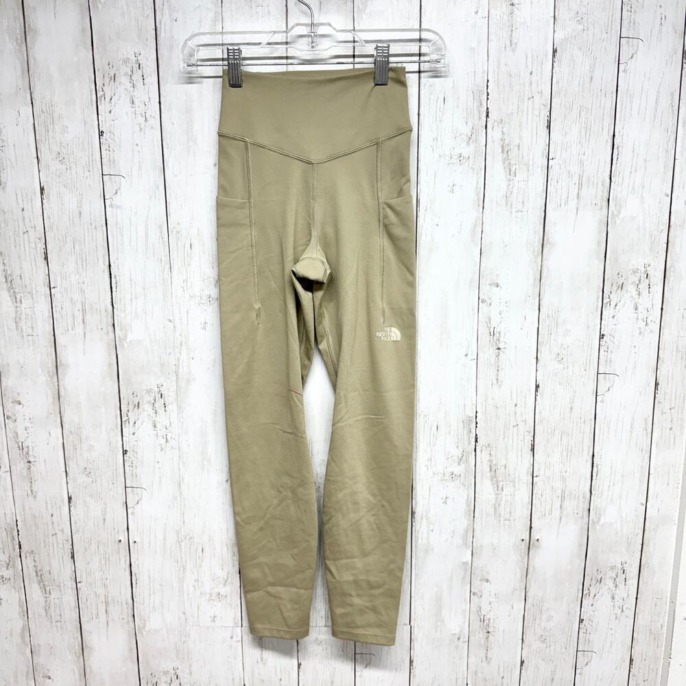 The North Face‎ Pants Women Size XS Tan Midiline High Rise 7/8 Ankle Leggings